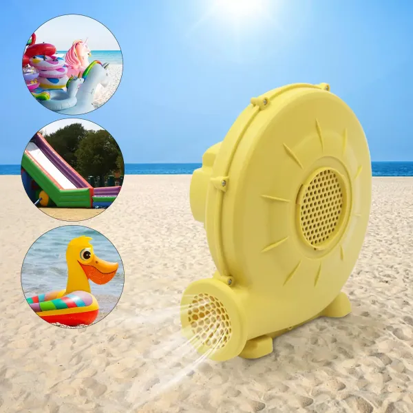 Ventilador de aire eléctrico de 350 W, ventilador radial, tobogán de agua, castillos hinchables
