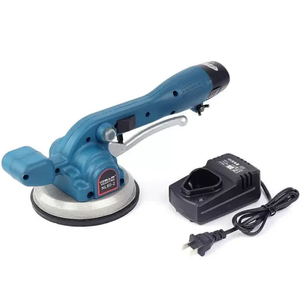 Vibrador eléctrico para baldosas, con 2 baterías y cargador, capacidad de absorción ≤ 100 kg, 100-220 V para azulejos Vibrador eléctrico para baldosas, con 2 baterías y cargador, capacidad de absorción ≤ 100 kg, 100-220 V para azulejos