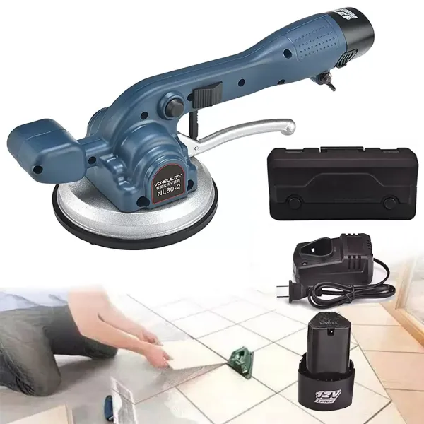 Vibrador de azulejos portátil con batería y cargador 12000 rpm