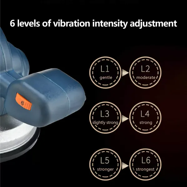 Vibrador de azulejos portátil con batería y cargador 12000 rpm