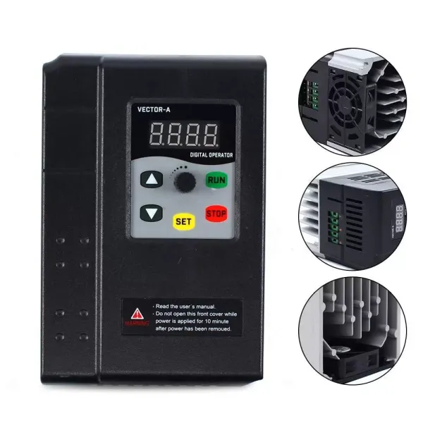 CNCEST  Controlador de Velocidad de 380V 2.2Kw , VFD Controlador de frecuencia Variable