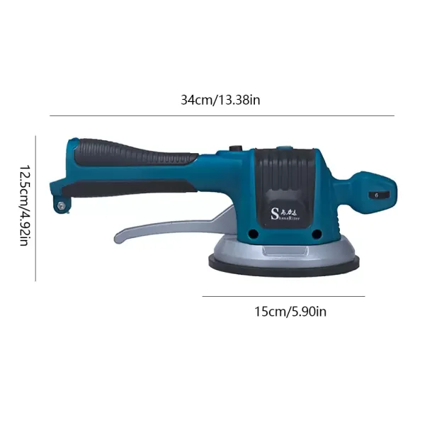 Vibrador de baldosas, eléctrico de mano, 6 velocidades, máquina de nivelación automática Vibrador de baldosas, eléctrico de mano, 6 velocidades, máquina de nivelación automática