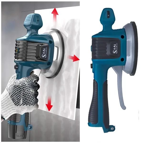 Vibrador de baldosas, eléctrico de mano, 6 velocidades, máquina de nivelación automática Vibrador de baldosas, eléctrico de mano, 6 velocidades, máquina de nivelación automática