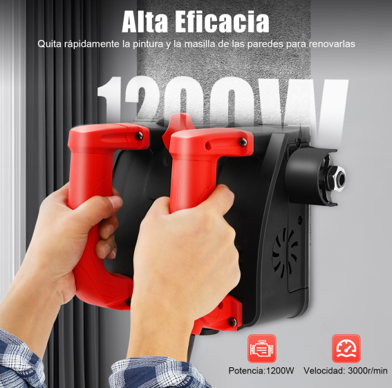 Lijadora vibratoria Fresadora de renovación de hormigón, 3000 RPM, 160 mm de ancho, Fresadora de hormigón, Fresadora de yeso