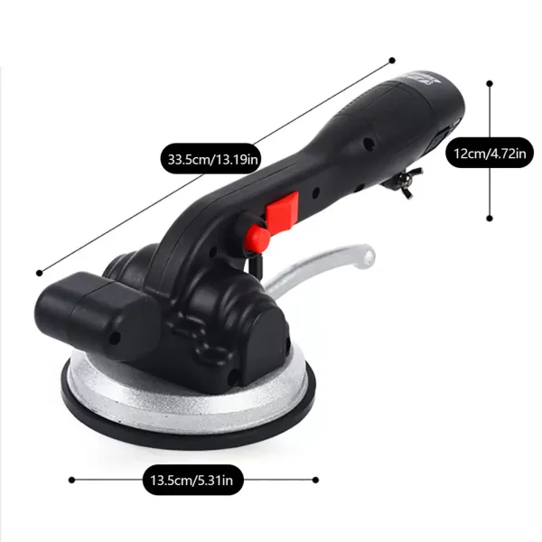 Máquina de azulejos eléctrica, vibrador, ventosa, 6 velocidades, ajustable, capacidad de absorción de 100 kg, adecuada Máquina de azulejos eléctrica, vibrador, ventosa, 6 velocidades, ajustable, capacidad de absorción de 100 kg, adecuada