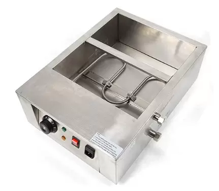 Derretidor eléctrico de Chocolate con 4 ollas de Acero Inoxidable 30-80 ℃ Baño de Agua Derretidor Fondue de Chocolate