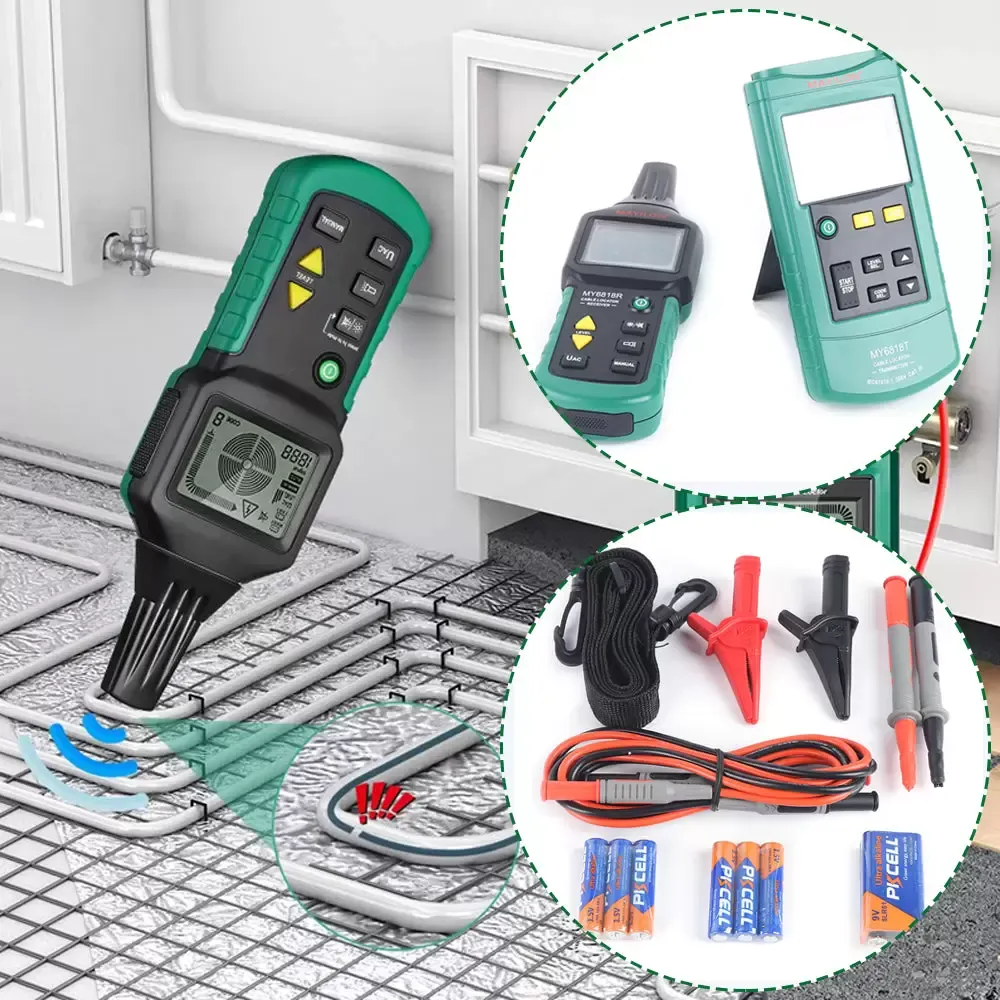 Multifuncional portátil Tester My6818 Ac/DC 35-400V Localizador de cables para collacionamiento de red, mantenimiento de la línea telefónica