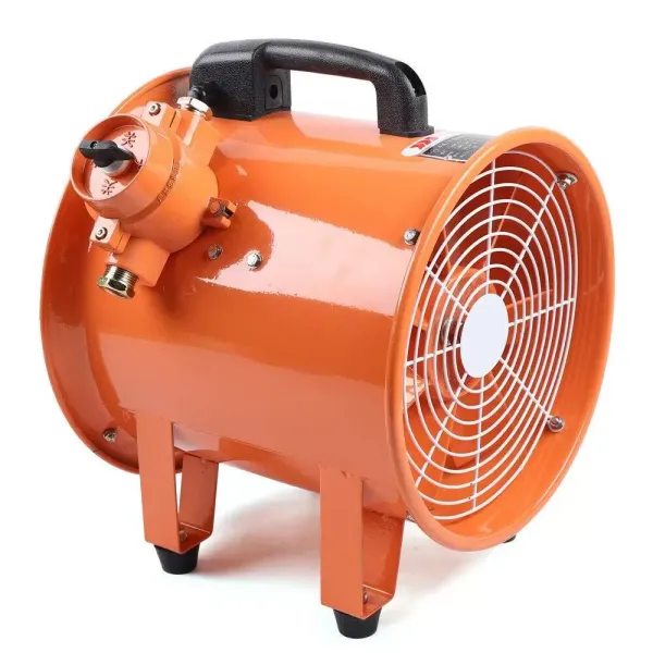 Ventilador de tambor axial, de 370 W, con protección contra explosiones, de 32 cm