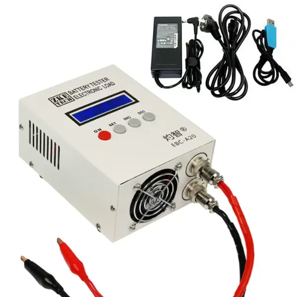 CNCEST  EBC-A20 - Comprobador de batería (5 A, carga 20 A, compatible con descarga, control de software de PC, carga electrónica)