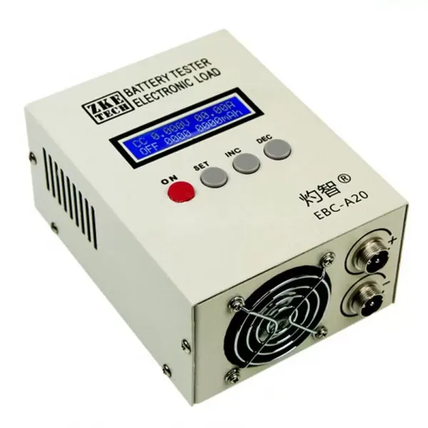 CNCEST EBC-A20 - Comprobador de batería (5 A, carga 20 A, compatible con descarga, control de software de PC, carga electrónica) CNCEST EBC-A20 - Comprobador de batería (5 A, carga 20 A, compatible con descarga, control de software de PC, carga electrónica)