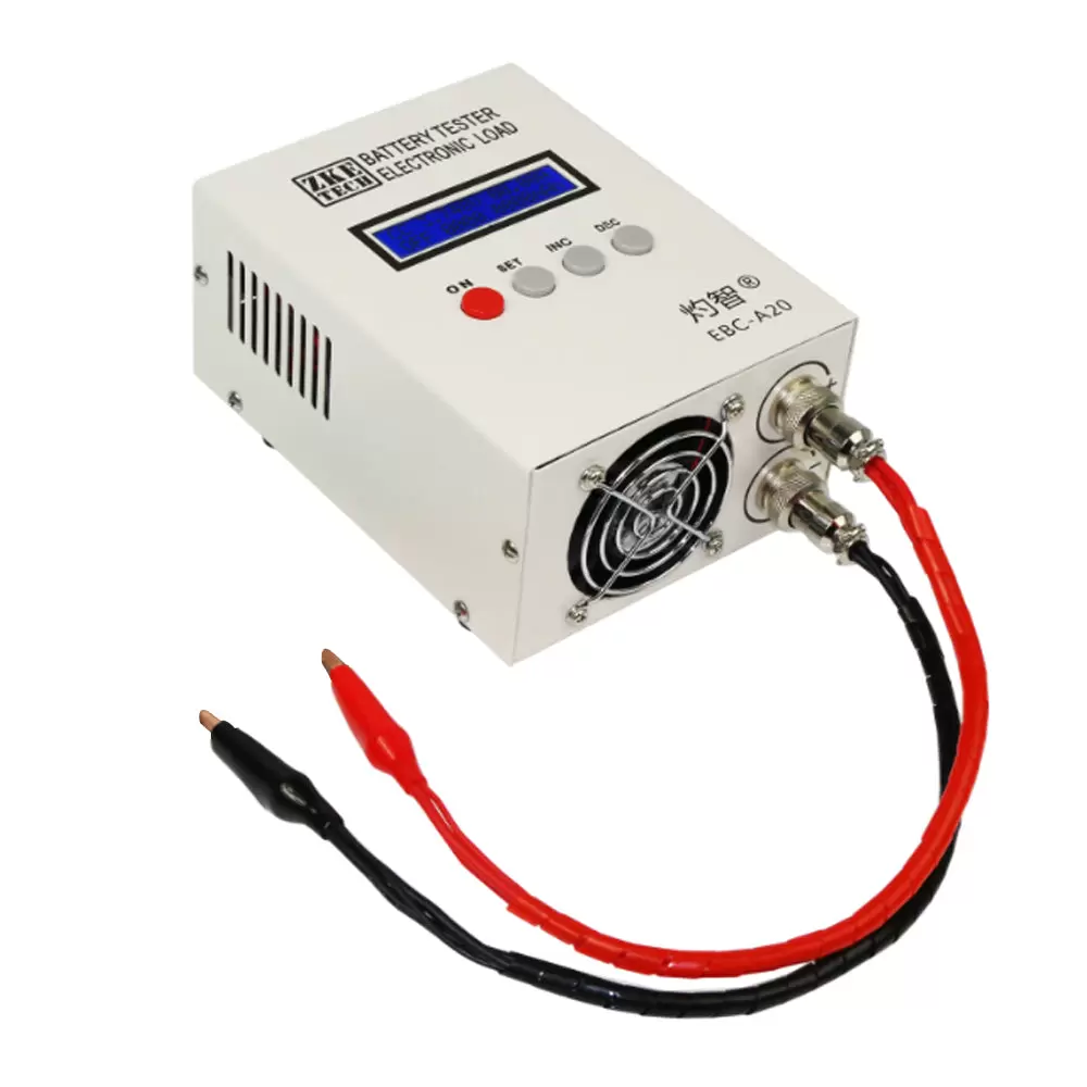 CNCEST EBC-A20 - Comprobador de batería (5 A, carga 20 A, compatible con descarga, control de software de PC, carga electrónica)