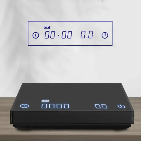 Báscula de cocina, 2 kg/0,5 g, báscula electrónica, digital de alta precisión, medición de pantalla LCD