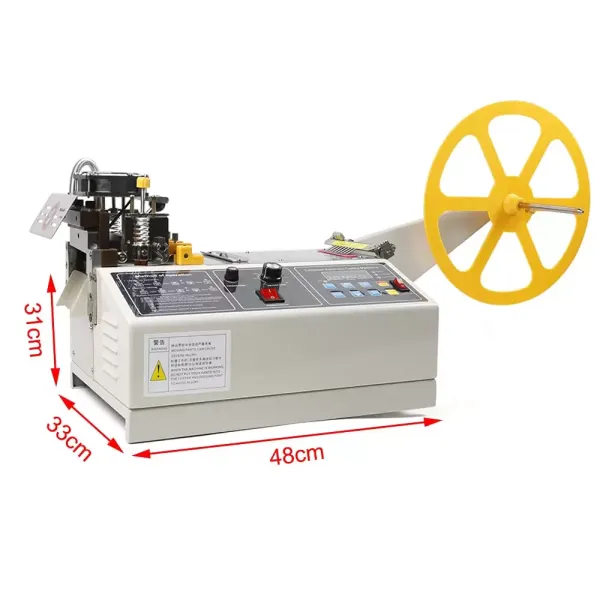 Cortadora de cinta automática en caliente y en frío (280 W, 220 V) con sistema de control por microordenador, 60-120 unidades por minuto Cortadora de cinta automática en caliente y en frío (280 W, 220 V) con sistema de control por microordenador, 60-120 unidades por minuto