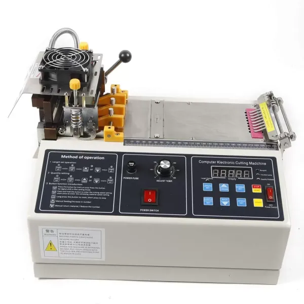 Cortadora de cinta automática en caliente y en frío (280 W, 220 V) con sistema de control por microordenador, 60-120 unidades por minuto