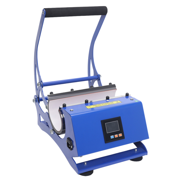 Prensa de vasos, transferencia térmica horizontal de 500 w, máquina para hornear 0-500 grados