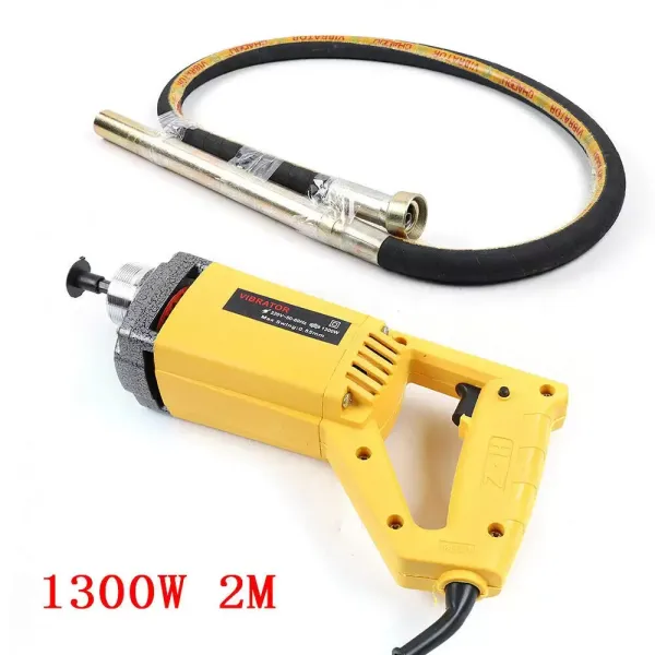 CNCEST Vibrador de hormigón, 1300 W, 35 mm de diámetro, 4000 rpm, vibrador eléctrico para botellas CNCEST Vibrador de hormigón, 1300 W, 35 mm de diámetro, 4000 rpm, vibrador eléctrico para botellas