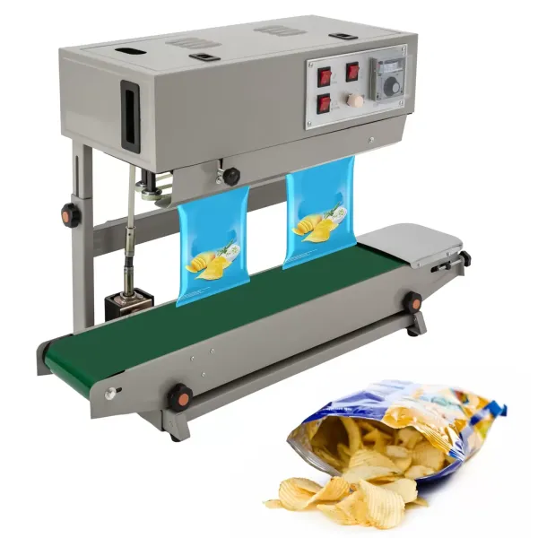 Máquina automática continua, horizontal, bolsas de plástico, máquina de sellado