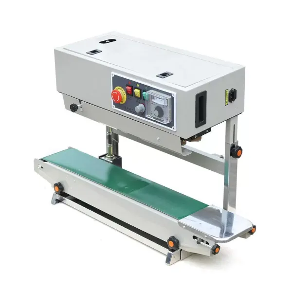 Máquina de sellado automática continua que se utiliza en una línea de embalaje Máquina de sellado automática continua que se utiliza en una línea de embalaje