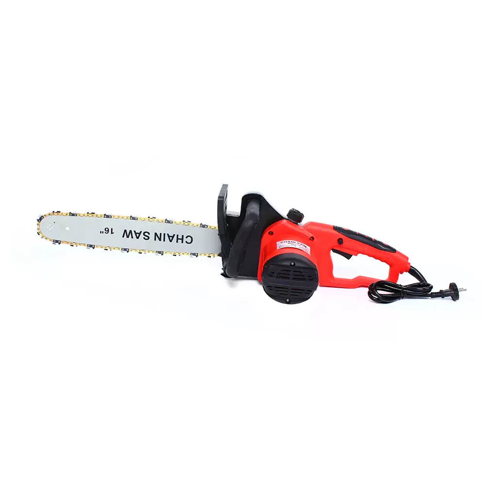 Motosierra eléctrica de 2000 W, 40 cm, con protección antirretorno