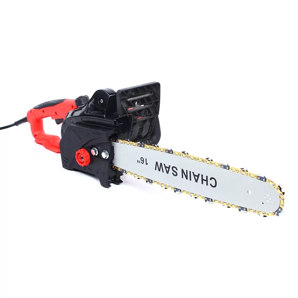 Motosierra eléctrica de 2000 W, 40 cm, con protección antirretorno