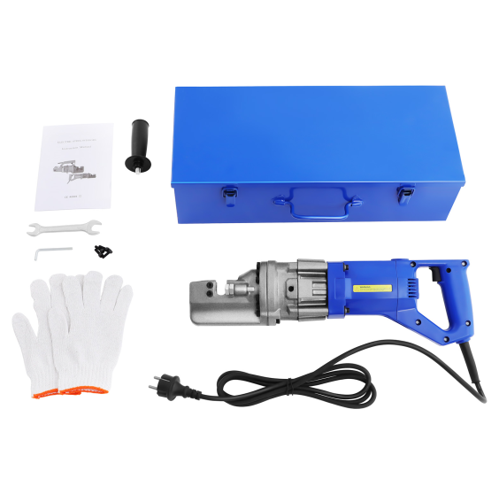 Cizalla eléctrica hidráulica de 4 mm a 16 mm, 850 W, 220 V, 50 Hz, RC-16, con caja de hierro