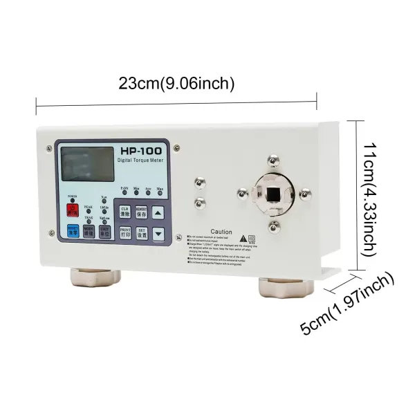 Comprobador de par de apriete digital, adaptador de torsiómetro eléctrico de alta precisión, pantalla digital, 600 Hz