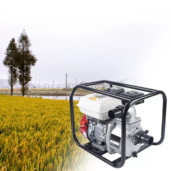 Bomba de agua de gasolina de 2 pulgadas, 4 tiempos, 3,6 l, bomba de motor de 6,5 CV, 210 cc, bomba de agua con 135 m de elevación