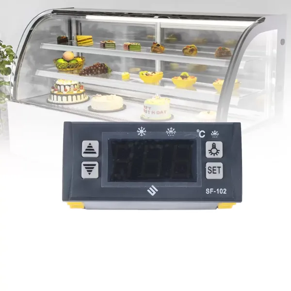 Controlador de temperatura digital SF-102 Regulador de temperatura Controlador Termostato LCD Refrigeración digital Refrigerador 220V Controlador de temperatura digital SF-102 Regulador de temperatura Controlador Termostato LCD Refrigeración digital Refrigerador 220V