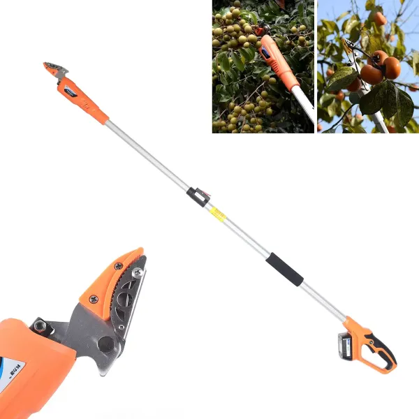 Podadora 220 V, batería telescópica, 1,4-2 m, aleación de aluminio