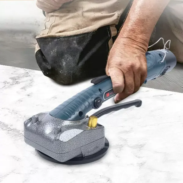 CNCEST Máquina portátil eléctrica para azulejos de pared y suelos pequeños, 600 W, 2 baterías y un cargador