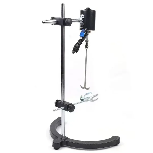 Agitador eléctrico de laboratorio, de precisión, 3000 rpm, con varilla mezcladora de acero inoxidable (60 W)