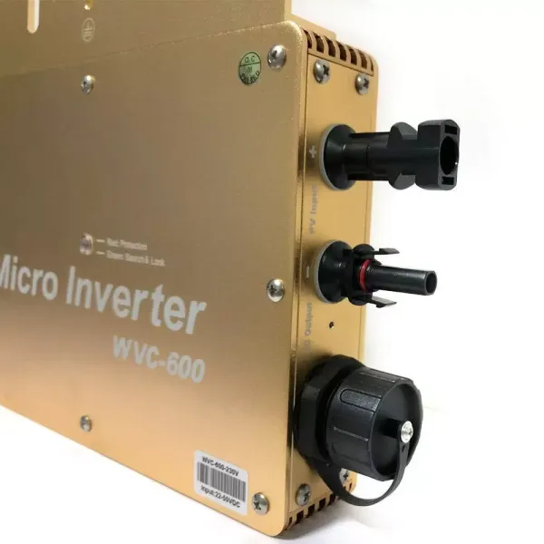 Micro Inverter WVC-600 - Inversor de rejilla solar (600 W, 22-50 V, para sistema de panel solar MPPT)