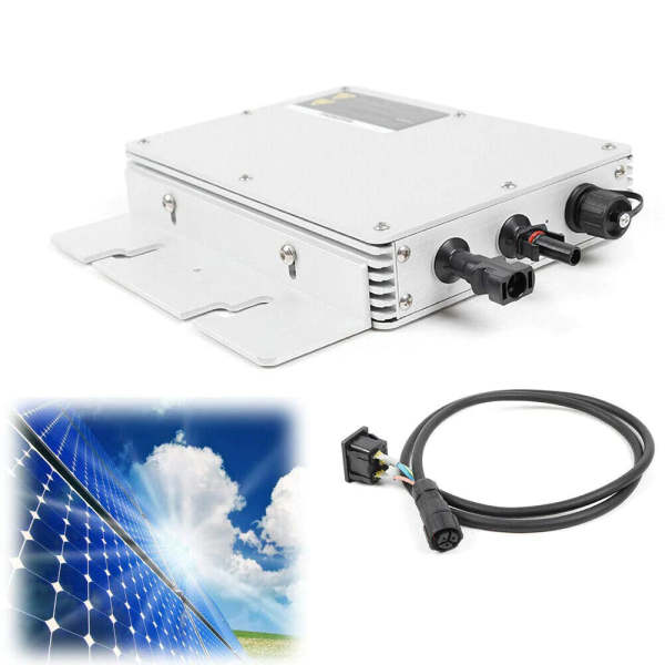Inversor solar MPPT Micro Inverter, panel solar Grid Tie Inverter Solar PV inalámbrico, módulo inversor de corriente impermeable IP65 (WVC-600W)