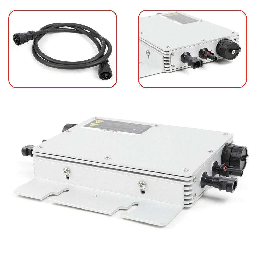 Inversor solar MPPT Micro Inverter, panel solar Grid Tie Inverter Solar PV inalámbrico, módulo inversor de corriente impermeable IP65 (WVC-600W)
