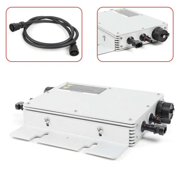 Inversor solar MPPT Micro Inverter, panel solar Grid Tie Inverter Solar PV inalámbrico, módulo inversor de corriente impermeable IP65 (WVC-600W)