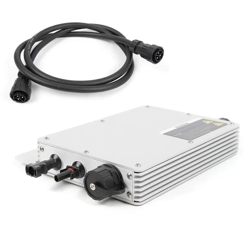 Inversor solar MPPT Micro Inverter, panel solar Grid Tie Inverter Solar PV inalámbrico, módulo inversor de corriente impermeable IP65 (WVC-600W)