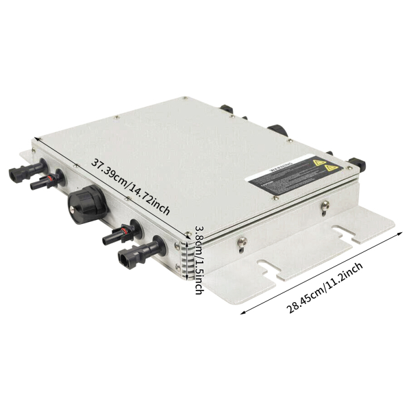Inversor de red resistente al agua IP65, transformador solar Micro PV, controlador digital (WVC-1200W)