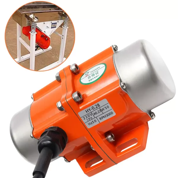 CNCEST Motor de vibración de 50 W, 1 fase, 3000 RPM, motor eléctrico, 220 V, industrial, asíncrono