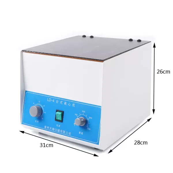X4 - Tubos de 100 ml, centrifugado, 4000 U/min, temporizador de laboratorio, 220 V, velocidad ajustable