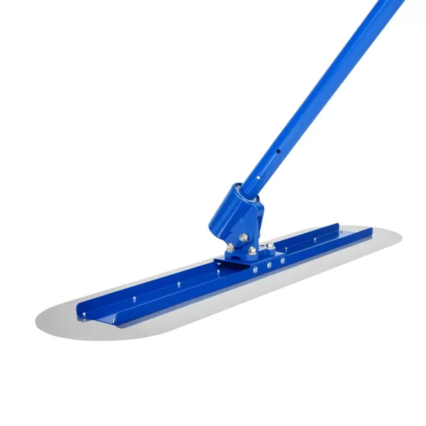 CNCEST Paleta de acero inoxidable para el suelo, alisadora de piedra, de madera,  con ajuste automático de rotación 1200 x 200 mm