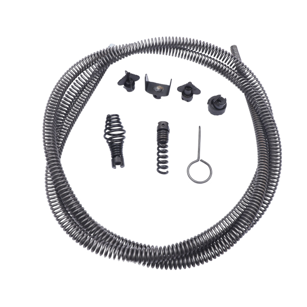 CNCEST Máquina de limpieza de tuberías de 750 W, de resorte para excavadora, limpiador de desagües para tuberías de diámetro 20-150 mm