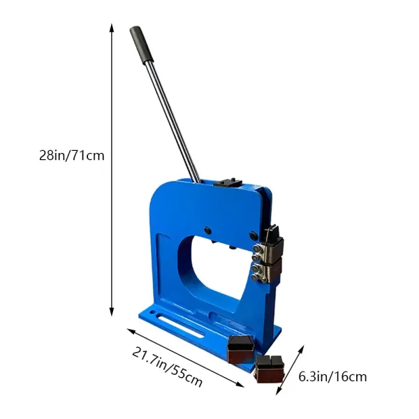 Dispositivo de compresión de 1,5 mm de grosor y 216 mm de profundidad de apertura, máquina de escombro, herramienta dobladora de palanca