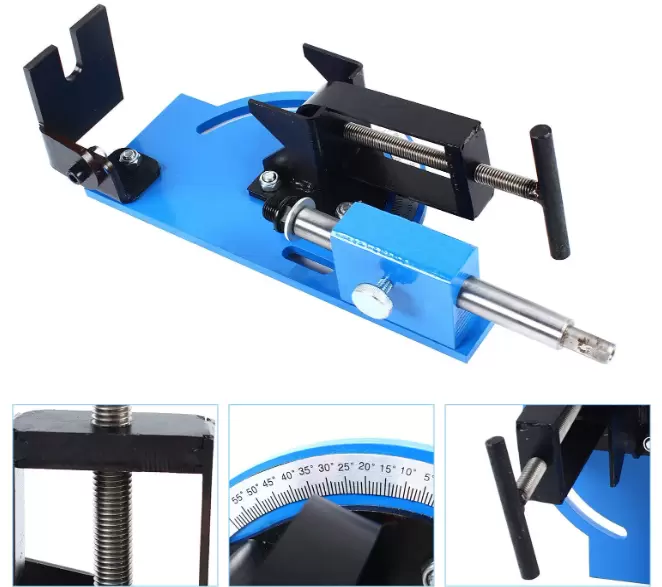 CNCEST Cortador de tubos PN-1/2A de 50 mm, para cortar tubos de metal, madera（escala de ángulo de 0 a 60°)