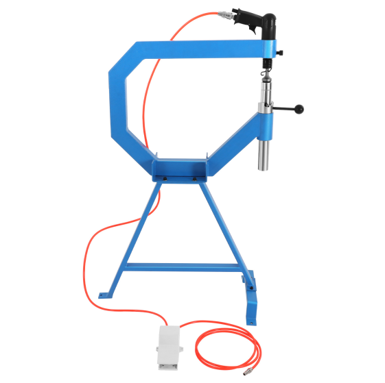 Tamaño de yunque de martillo de pulido neumático industrial de 1350 rpm 1 pulgada, 2 pulgadas, 3 pulgadas, azul + negro