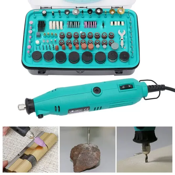 Herramienta multifunción, 220 V, herramienta eléctrica, lijadora manual, herramienta giratoria, juego de accesorios con 388 accesorios