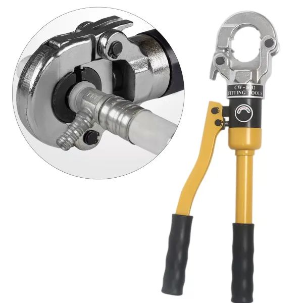 8T - Juego de herramientas hidráulicas de prensado de tuberías, 16 - 32 mm de diámetro