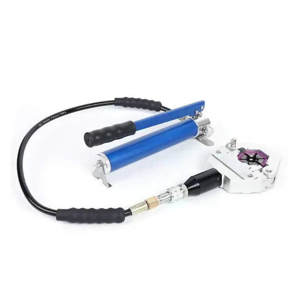 Crimpadora hidráulica de 8T, crimpadora de manguera A/C, kit de engarce con 7 matrices y anillo de sellado