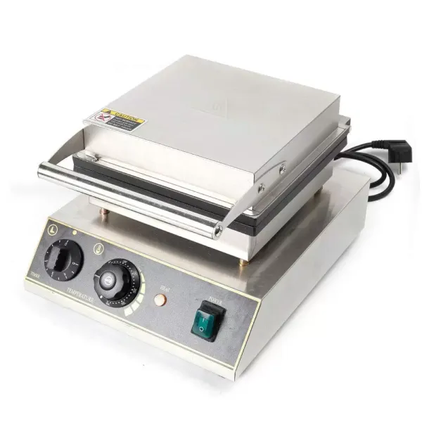 Gofrera con forma de corazón, máquina de gofres eléctrica, gofres para gofres clásicas, antiadherente, 1750 W, acero inoxidable