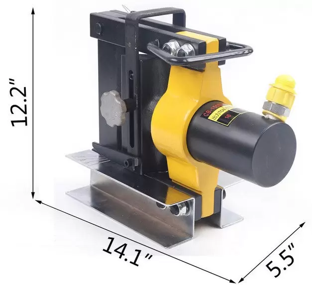 Curvadora hidráulica para tubos de hierro (35300 lb, resistente, radio de curvatura grande)