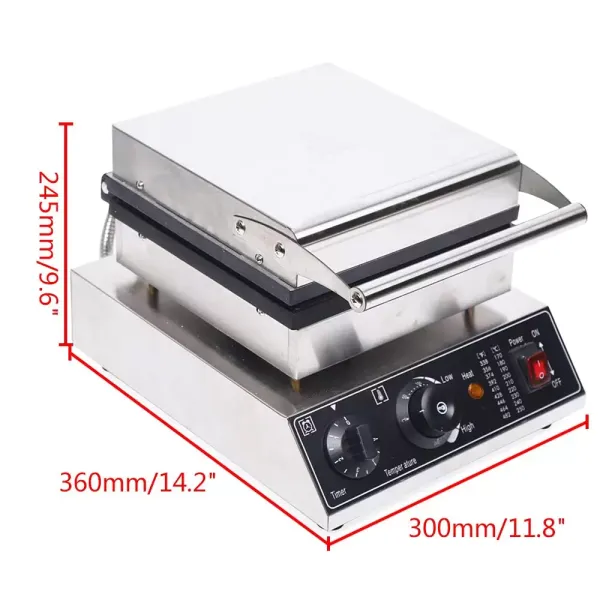 Gofrera de CNCEST, antiadherente, eléctrica francesa, para hacer pancadas Gofrera de CNCEST, antiadherente, eléctrica francesa, para hacer pancadas